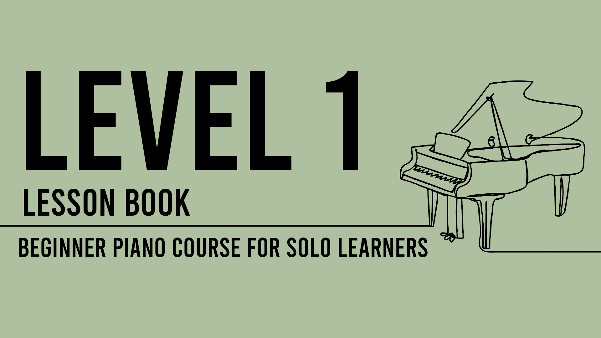 Level 1 – Lesson Book
