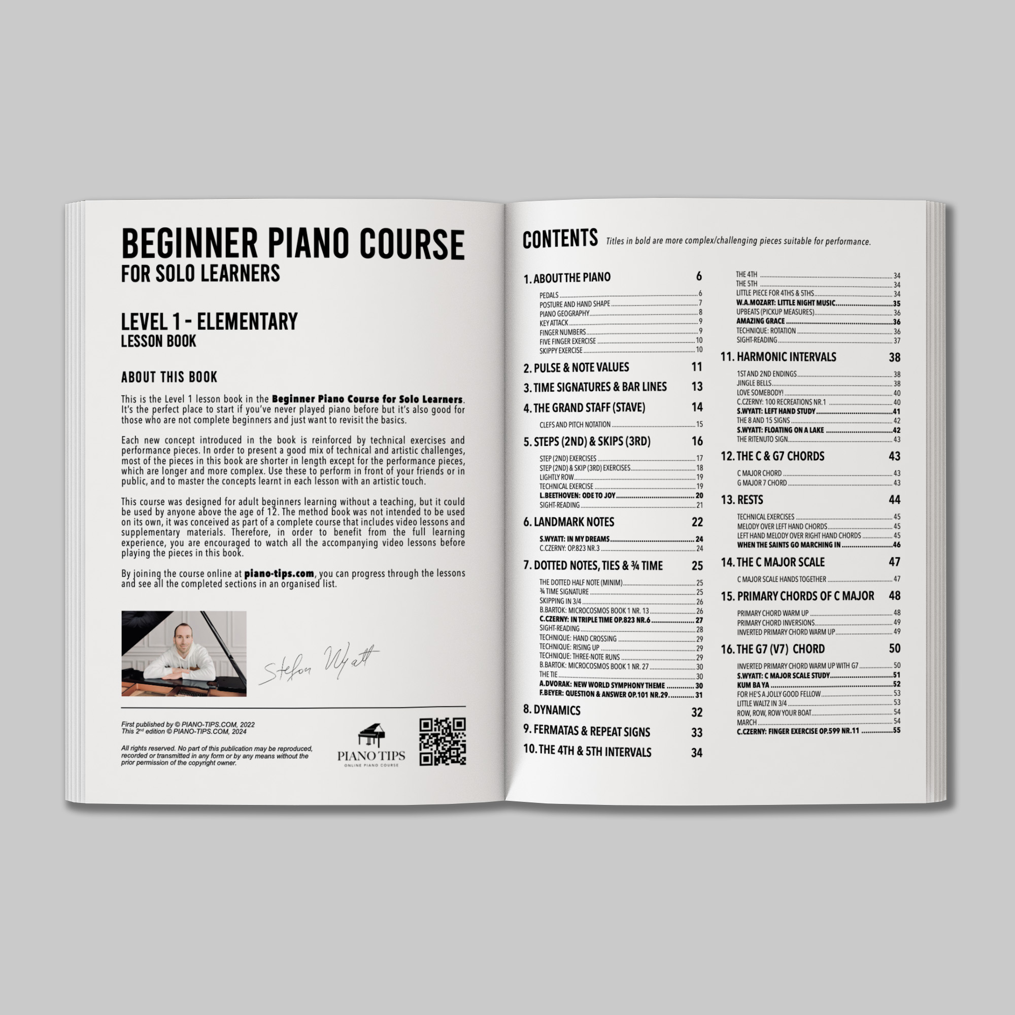 Level 1 – Lesson Book – PIANO TIPS